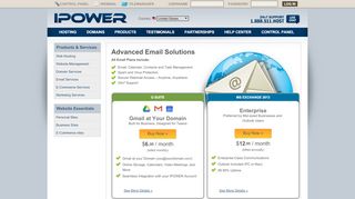 
                            6. Advanced Email Solutions - Email Hosting - IPOWER - Ipowerweb Email Portal