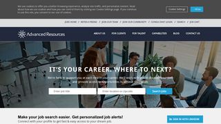 
                            2. Advanced Resources jobs: Careers at Advanced Resources - Erecruit Advanced Resources Login