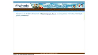 
                            2. Adventist Employee Portal > Home - Fhmg Employee Portal