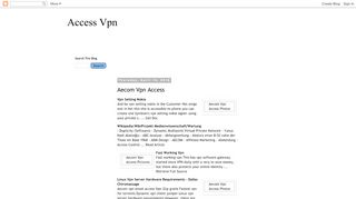 
Aecom Vpn Access - Access Vpn
