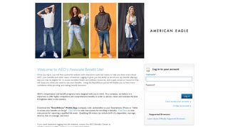 
                            6. AEO Benefits Portal | Login - American Eagle Outfitters Employee Portal