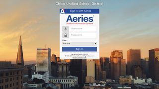 
                            2. Aeries - Chico Unified School District - Aeries Student Portal Chico