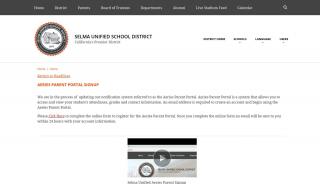 
                            2. Aeries Parent Portal Signup - Selma Unified School District - Selmausd Parent Portal