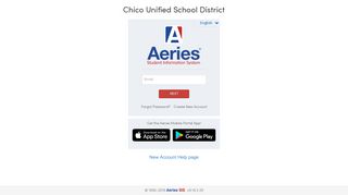 
                            4. Aeries: Portals - Chico Unified School District - Chico Parent Portal