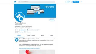 
                            8. Aerona Software (@AeronaClinic) | Twitter - Aerona Dental Login