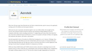 
Aerotek Reviews | BestCompany.com  
 