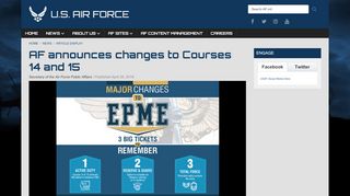 
                            2. AF announces changes to Courses 14 and 15 > U.S. Air Force ... - Air University Portal Course 14