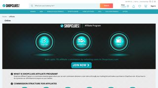 
                            8. Affiliate Marketing Program - Get Paid by referring ShopClues - Affiliate Snapdeal Com Portal