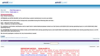 
                            3. Affin Bank - AFFIN Internet Banking - AffinOnline - Affin Bank Login Internet