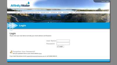 
                            5. Affinity Water - Login
