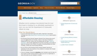 
                            5. Affordable Housing | Georgia.gov - Dca Ga Gov Landlord Portal