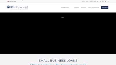 Affordable Small Business Loans  IOU Financial