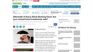
                            7. Aftermath of Karvy Stock Broking fraud: Are your mutual fund ... - Karvy Mutual Fund Portal