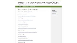 
                            3. agemni :: DIRECTV & DISH NETWORK RESOURCES - Agemni Dishstar Network Login
