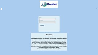 
                            1. Agent Console Login - e-Courier
