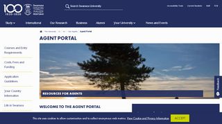 
                            3. Agent Portal - Swansea University - Swansea University Portal