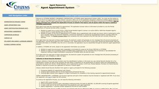 
Agent Resources - Agent Appointment System - Citizens ...
