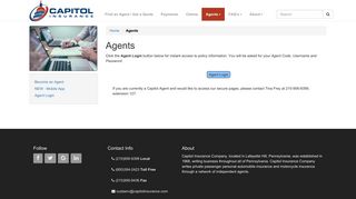 Agents - Capitol Insurance Company