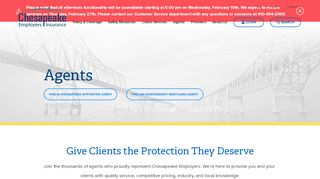 
Agents | Chesapeake Employers Insurance Company  
