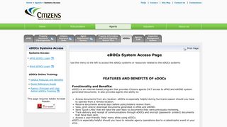 
Agents - Systems Access - eDOCs - Citizens Property ...

