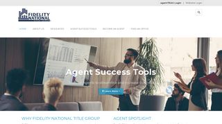 
                            5. agentTRAX Login - Fidelity National Financial - First American Title Insurance Agent Net Portal