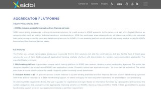 
                            5. Aggregator Platforms - Small Industries Development Bank of ... - Stand Up Mitra Portal