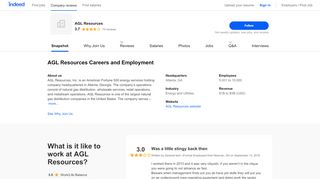 
                            5. AGL Resources Careers and Employment | Indeed.com - Agl Careers Portal