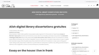 
                            4. Aiish digital library dissertations gratuites - Sandro Livv - Aiish Digital Library Portal