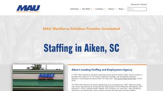 
                            7. Aiken Location | Staffing Solutions in South Carolina | MAU ... - Bae Jobs Portal