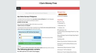 
                            8. Aip Online Surveys Philippines - I Earn Money Free - Aip Online Surveys Philippines Portal
