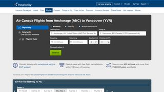 
                            6. Air Canada Flights: Anchorage (ANC) to Vancouver (YVR ... - Yvr Sign In