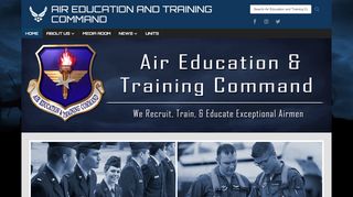 
                            6. Air Education and Training Command > Home - Af Wings Portal