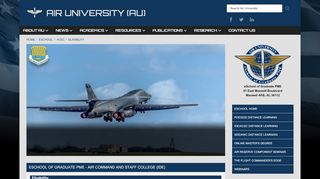 
                            2. Air University (AU) > eSchool > ACSC > Eligibility - Ausis Portal Login