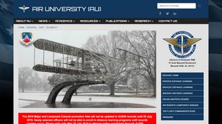 
                            3. Air University (AU) > eSchool > AWC > Eligibility - Air University Portal Course 14