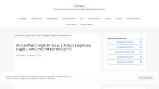AirbusWorld Login Process | Airbus Employee Login ... - teckmill - Airbusworld Login Page