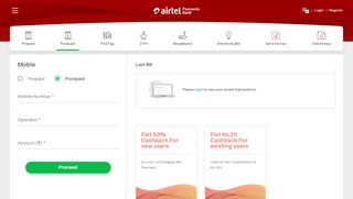 
                            7. Aircel Bill Payment - Pay Aircel Postpaid Bills Online | Airtel ... - Aircel Portal