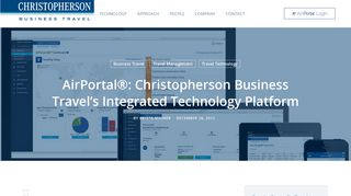 
                            3. AirPortal®: Christopherson Business Travel's Integrated ... - Airportal Login