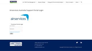 
                            6. Airservices Australia Support Portal Login - Metron Aviation, Inc. - Airservices Australia Portal