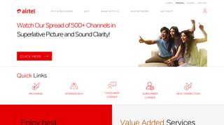 
                            5. Airtel Digital TV, Buy Digital TV Plans Online - Airtel Sign In