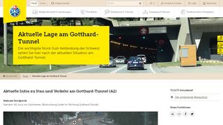 
                            1. Aktuelle Situation am Gotthard-Tunnel - TCS Schweiz - Stau Gotthard Süd Portal