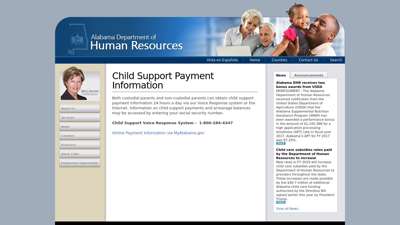 
                            9. Alabama Department of Human Resources - Payment Information