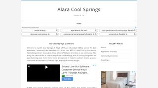 
                            2. Alara Cool Springs – Franklin, TN - Alara Cool Springs Resident Portal