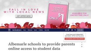 
                            8. Albemarle schools to provide parents online access to student data ... - Jack Jouett Middle School Parent Portal