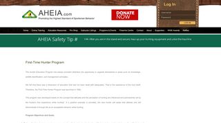 
                            6. Alberta Hunter Education Instructors' Association - Aheia Portal