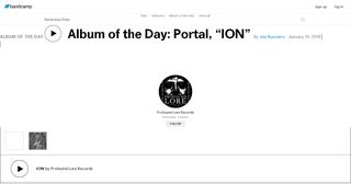 
                            2. Album of the Day: Portal, “ION” « Bandcamp Daily - Portal Ion Bandcamp