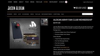 
                            3. Aldean Army Fan Club Membership – Jason Aldean Official ... - Www Jasonaldean Com Portal