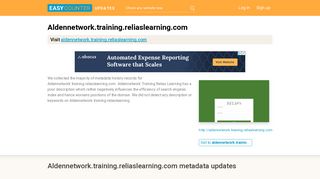 
                            4. Aldennetwork Training Relias Learning (Aldennetwork ... - Alden Network Training Relias Learning Login