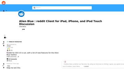 Alien Blue : reddit Client for iPad, iPhone, and iPod ...