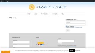 
                            3. All Courses - Shambhala Online - Shambhala Online Portal