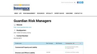 
                            3. All Guardian Risk Managers Products And Forms In One Place - Insurr ... - Guardian Risk Managers Broker Portal